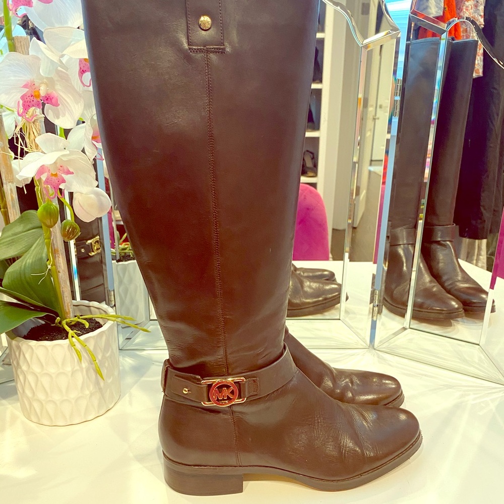 Michael Kors Charm Riding Boots